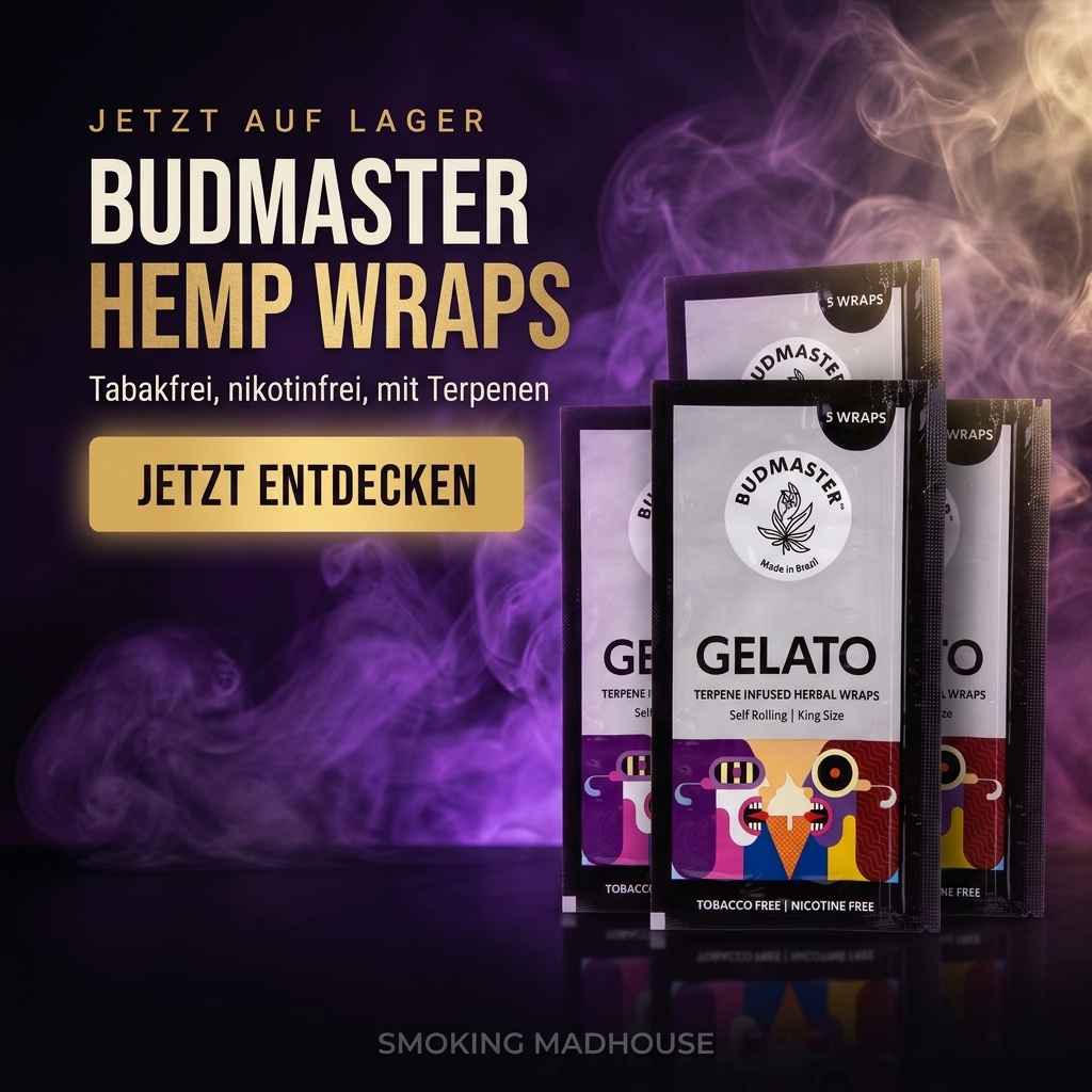 Budmaster Hemp Wraps mit Terpenen