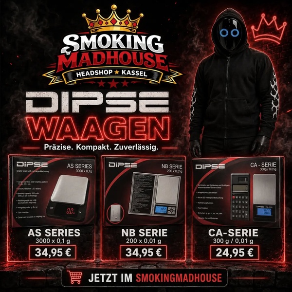 ⚖️ EXAKT WIEGEN. STARKER PREIS. DIREKT BEI UNS IM SHOP. 🔥

Die DIPSE Waagen sind jetzt im 