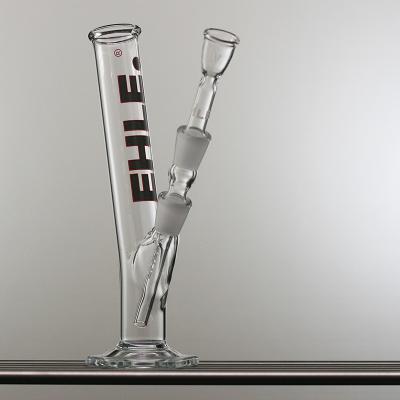 [21173-1] EHLE - Zylinder gebogen 100ml NS14,5 (Schwarz-Rot, mit Kickloch, mit Diffusor)