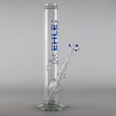 [21206-1] EHLE - Zylinder gerade 500ml NS18,8 Lab Edition (Blau, mit Kickloch, mit Kupplung)