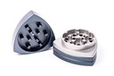 Gleichdick - 4-Teil-Alu-Grinder - STAHLBLAU