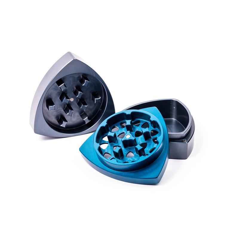 Gleichdick - 3-Teil-Alu-Grinder - STAHLBLAU