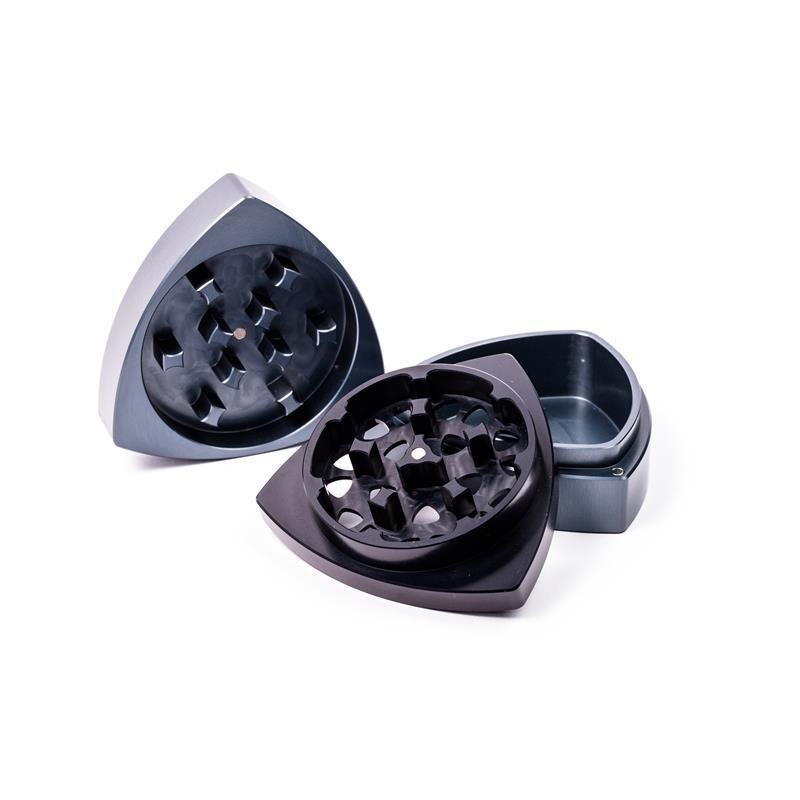 Gleichdick - 3-Teil-Alu-Grinder - STAHLBLAU
