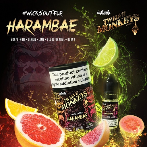 Twelve Monkeys HARAMBAE Liquid - 80VG - 30ml