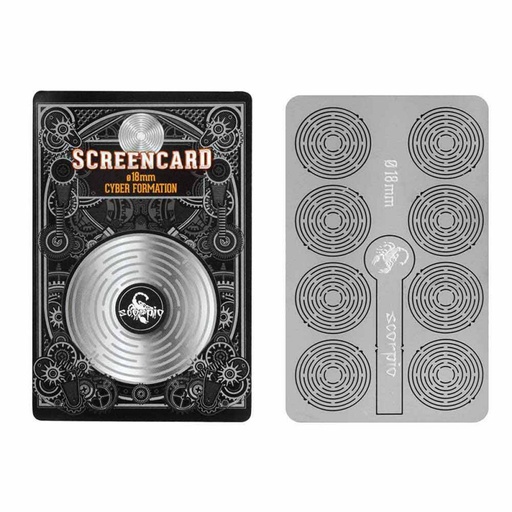 Scorpio - Screencard Edelstahlsiebe - Cyber Formation