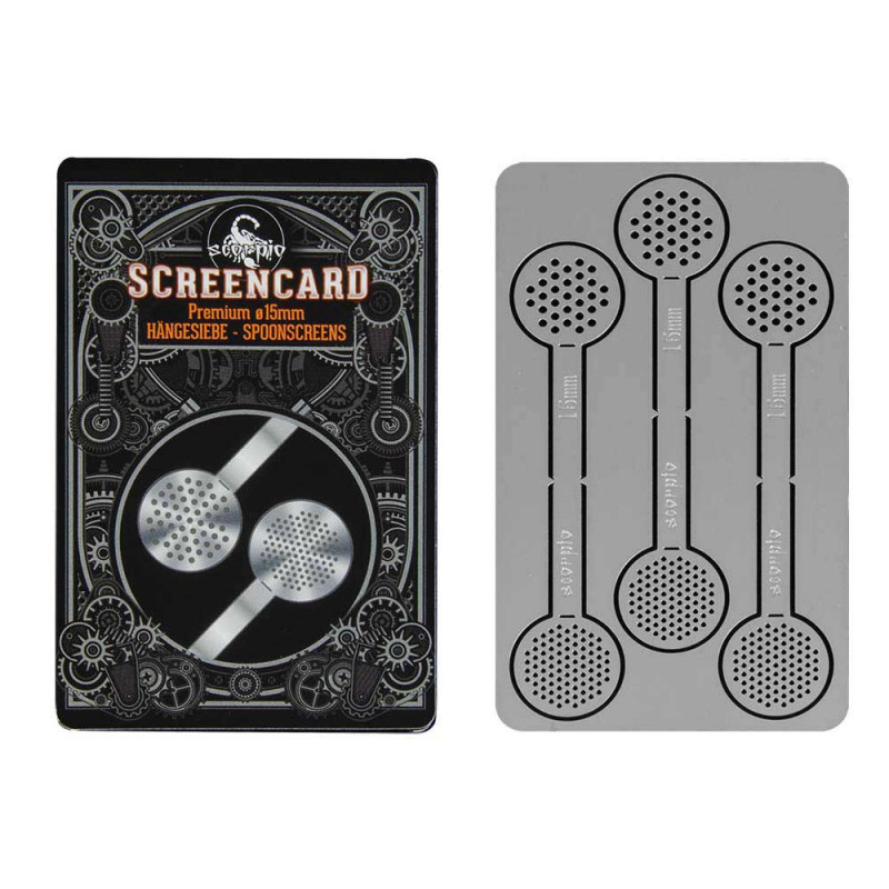 Scorpio - Screencard Edelstahl-Hängesiebe