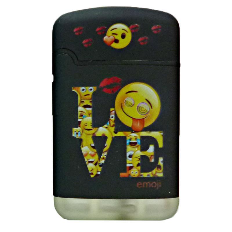 V-Fire Easy Torch 8 Rubber Emoji Love, Nachfüllbar