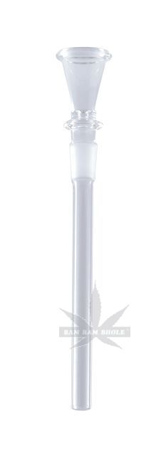 [20203-1] Bam Bam Bohle komplett Chillum - Trichterkopf - 14.5mm (großer Kopf / 10cm)