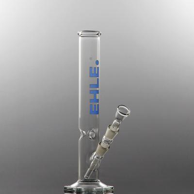 [21214-1] EHLE - Zylinder gerade Eis 250ml NS14,5 (Blau-Weiß / mit Kickloch / mit Diffusor)