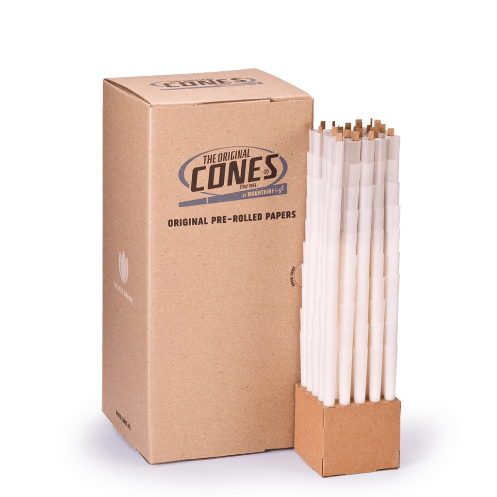 Original Pre Rolled Cones White King Size 109/20 - Box contains 1000pcs.