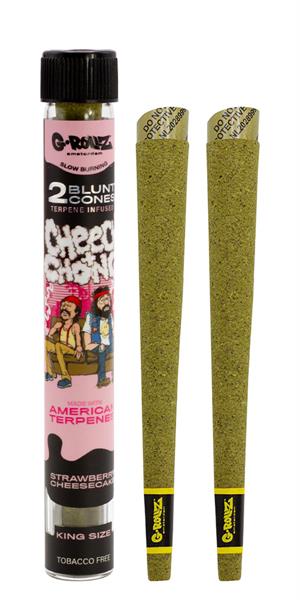 [21359] G-Rollz "Cheech & Chong" Strawberry Cheesecake Terpene Infused Blunt Cones