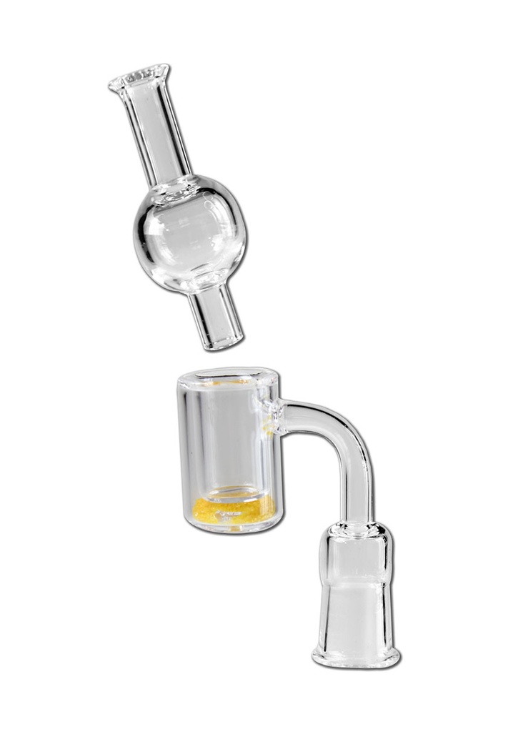 [21755] Glasbanger Set klarer Schliff mit Carb Cap NS14F