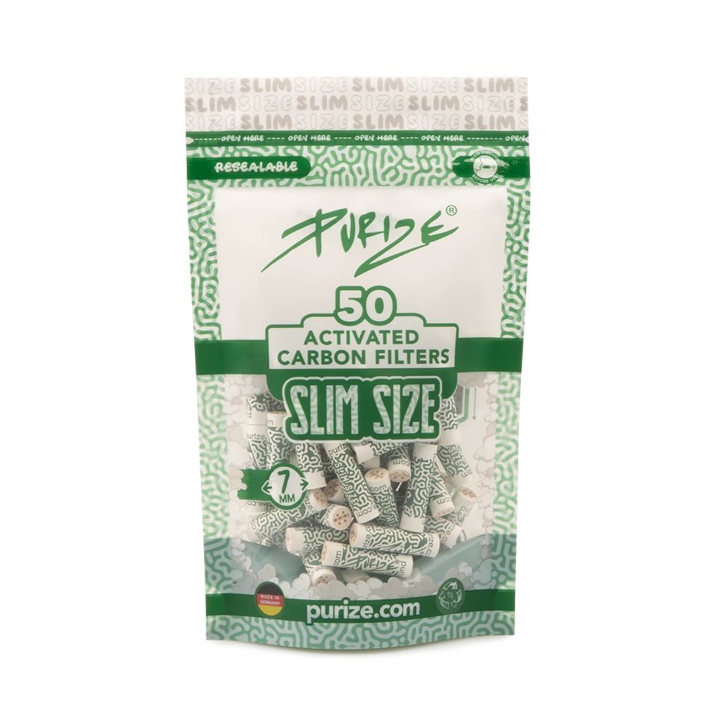 [22424] PURIZE® - Slim Size weiß - 50Stück Ø7mm