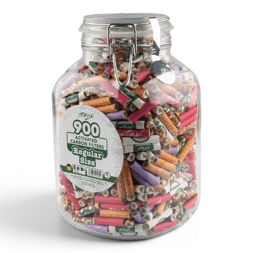 PURIZE - Regular Size - 900er Glas - Multicolor Aktivkohlefilter