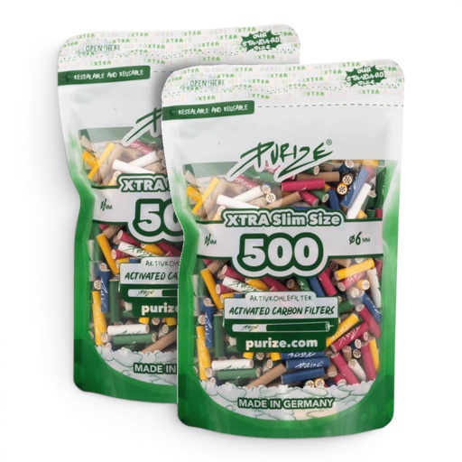 PURIZE - Xtra Slim Size - 2x500er Beutel - Multicolor