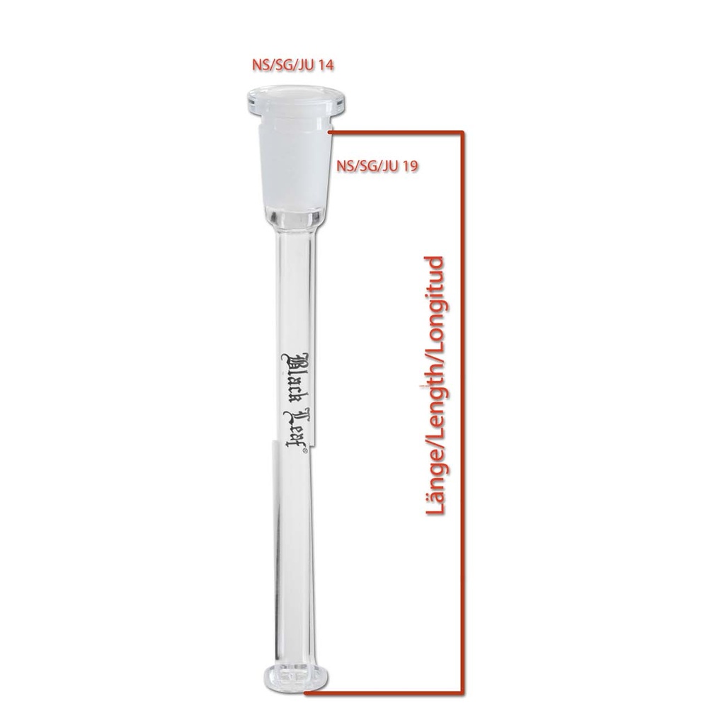 [20253] Black Chillum - Duschkopfdiffusor - NS18/14 - 11cm