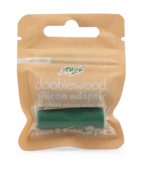 [22422] PURIZE Silikon Adapter doobiewood 6mm/9mm 2er Packg.