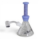 Black Leaf Ölbong/Dab Rig Swirl blau