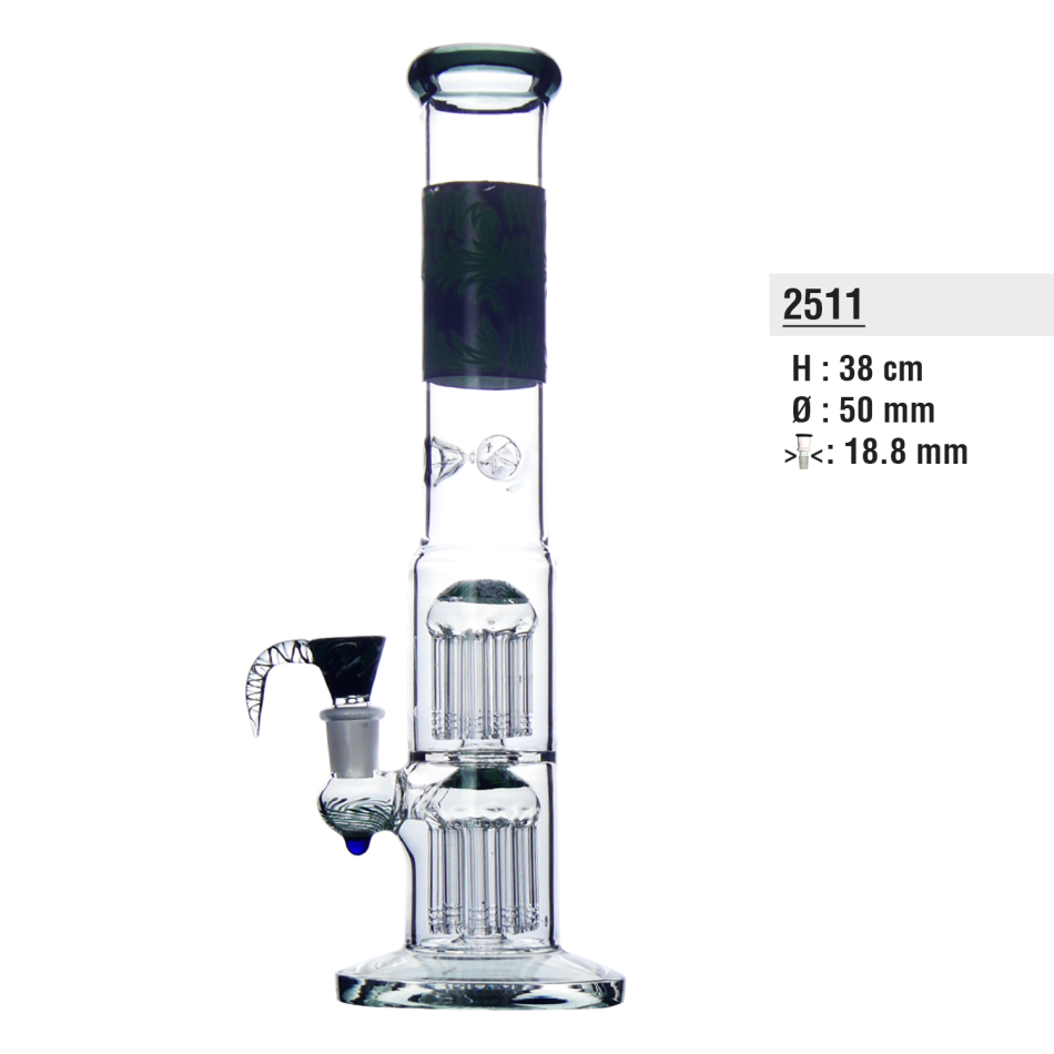 [20616] BULLET - Perculatorbong Grün 38cm 50mm NS18,8