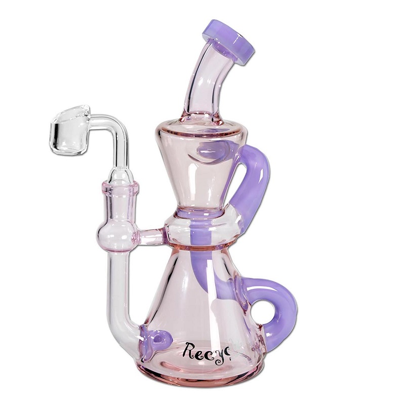 [20517] Blaze Glass - Recycle  Glasbong Diffusor f. Kräuter/Öl