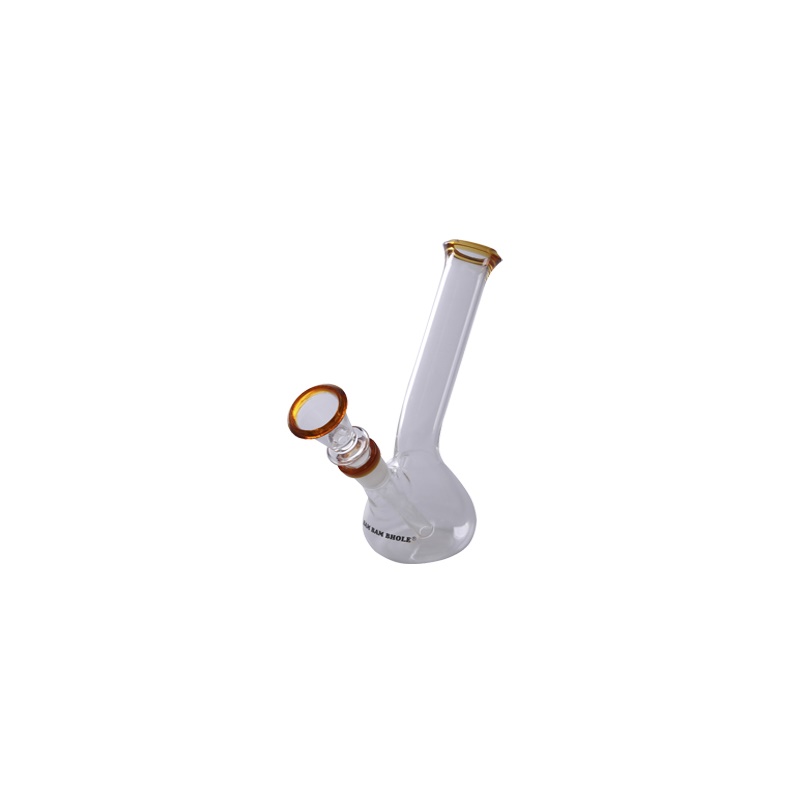 [20168] Bam Bam Bhole - Glasbong - NS 14.5 - Höhe 16 cm - gelb
