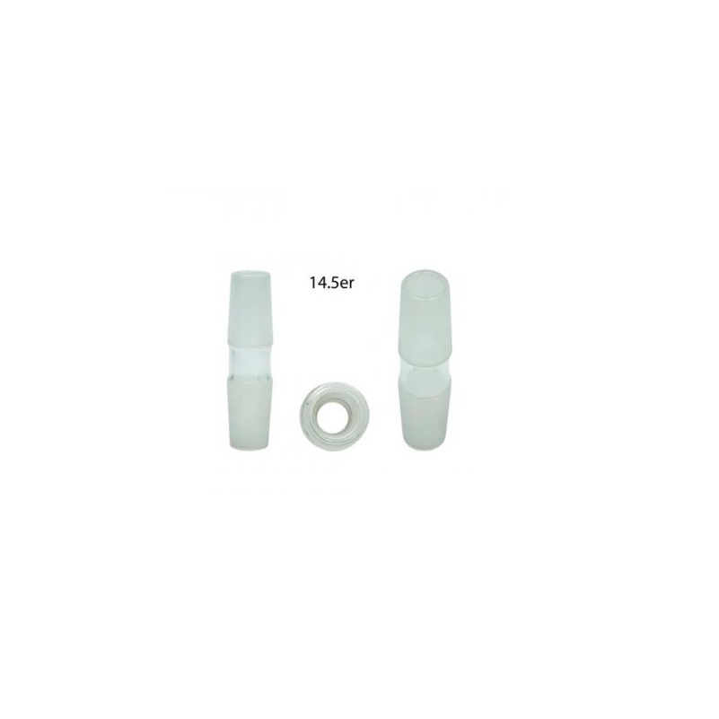 [21686] Glas Adapter Doppelkupplung oben & unten 14.5er