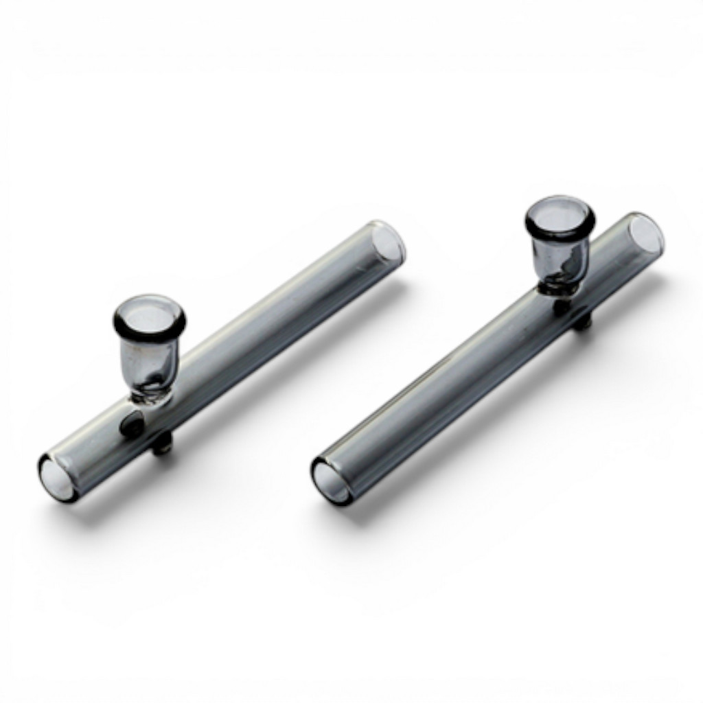 [21698] Glas Kawumm - STEAL BLACK Shotgun Pipe, 12mm Ø, 15cm
