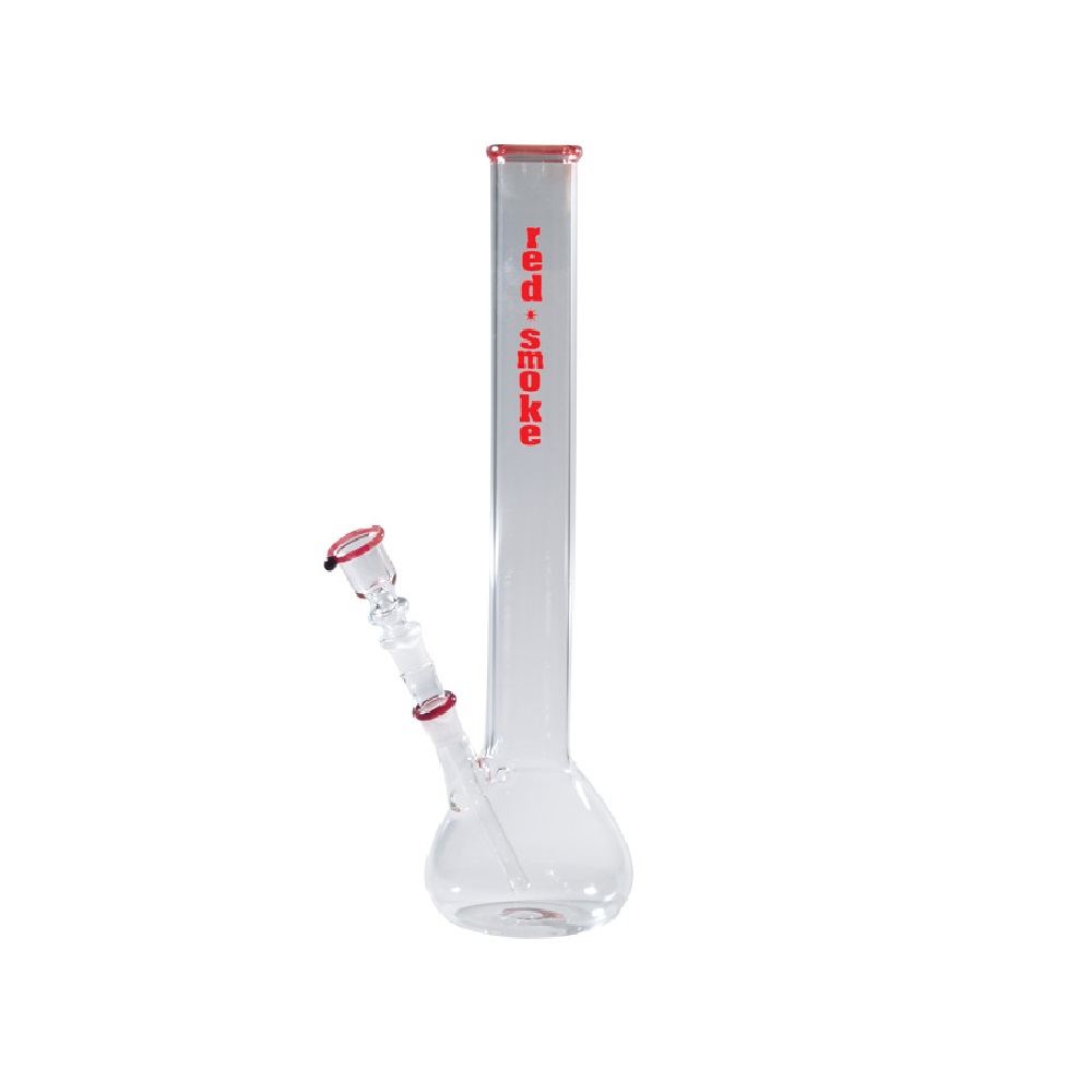 Bam Bam Bhole - Glasbong Red Smoke H38cm NS 14,5