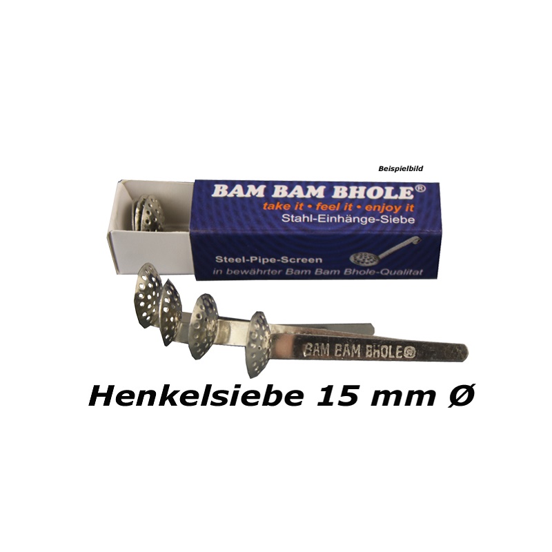 Bam Bam Bhole - Edelstahl-Hängesiebe 15mm 4 Stück