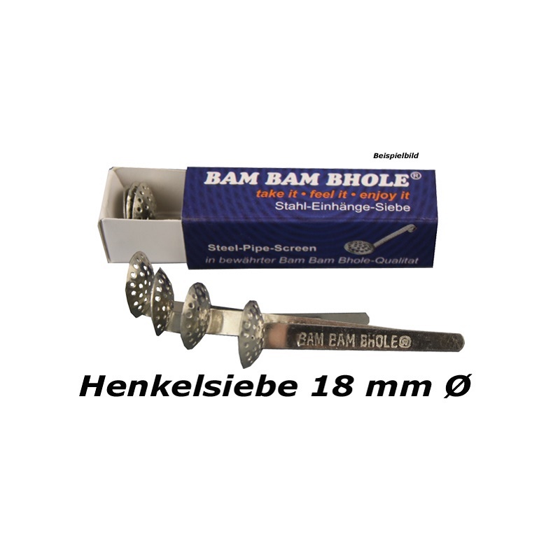 Bam Bam Bhole - Edelstahl-Hängesiebe 18mm 4 Stück