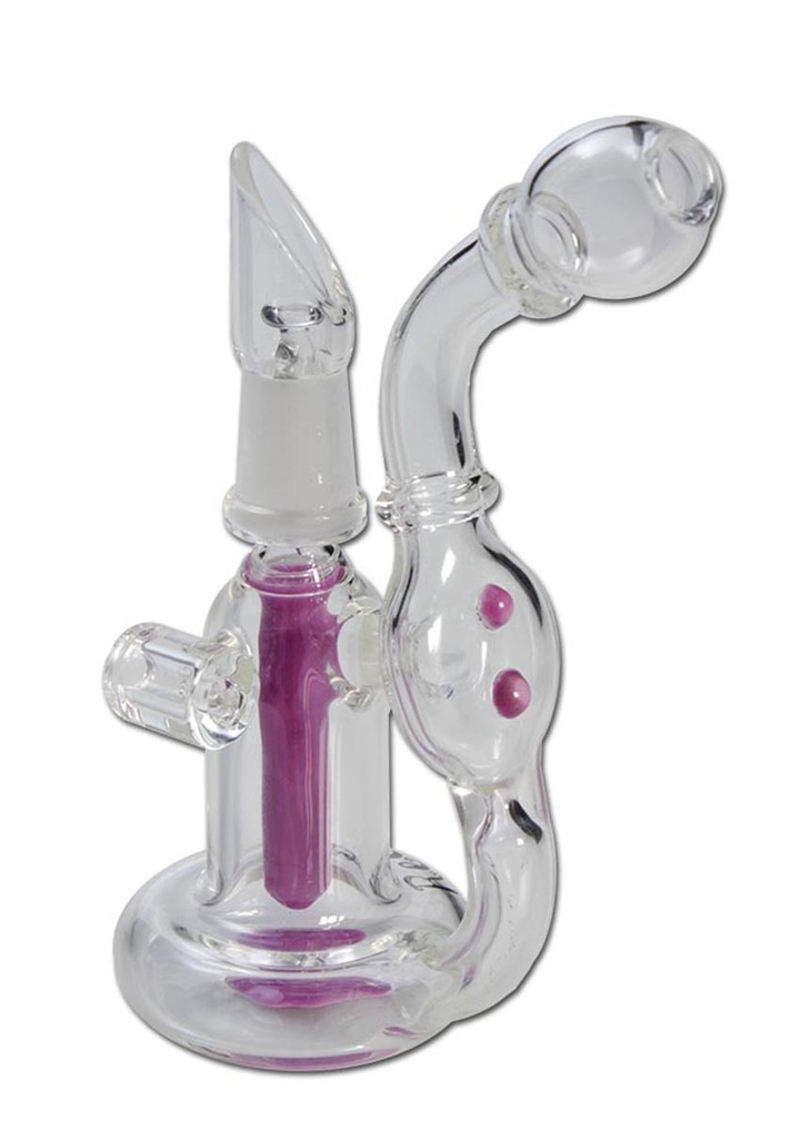[20519] Blaze Glass - Recycler Ölpfeife mit Diffusor lila