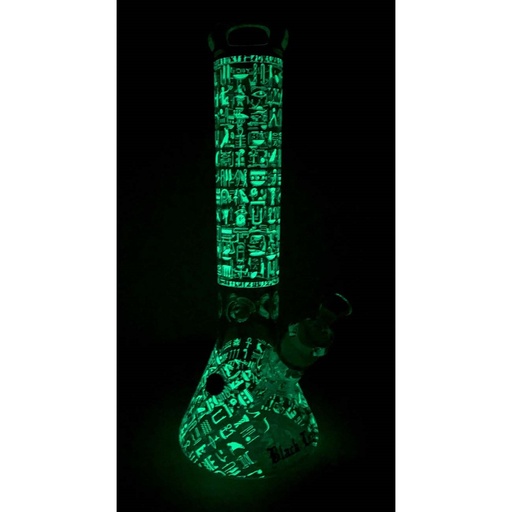 Black Leaf - Hieroglyphen Beakerbong Ice Glow 7mm