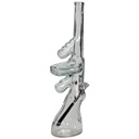 Black Leaf - Brain-Shooter Glas-Bong m. Kickloch | NS12,5 | Höhe: 460mm