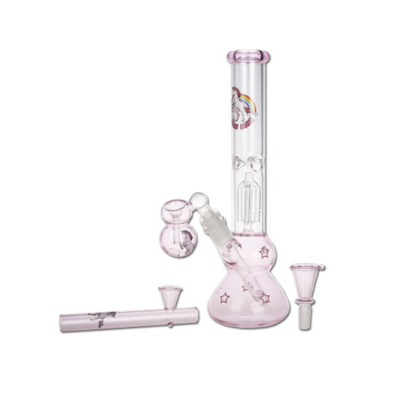 [20300] Black Leaf - Bitch Bong | Kofferbong | Perkolator | Ice | 30 cm