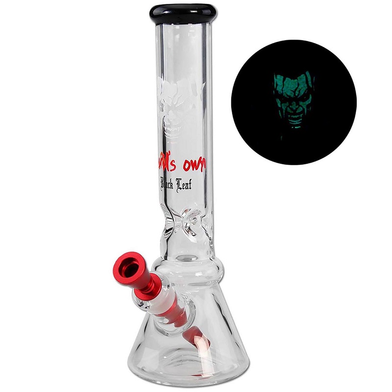 Black Leaf Devils Own Ice Glasbong Glow Aluadapter