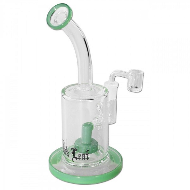 Black Leaf - Ölbong Trommelperkolator mit Banger jade