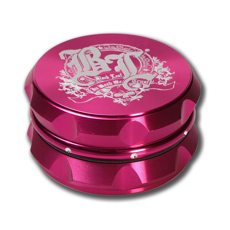 [20261] Black Leaf - 2-Teil-Alu-Grinder - CROWN/PINK