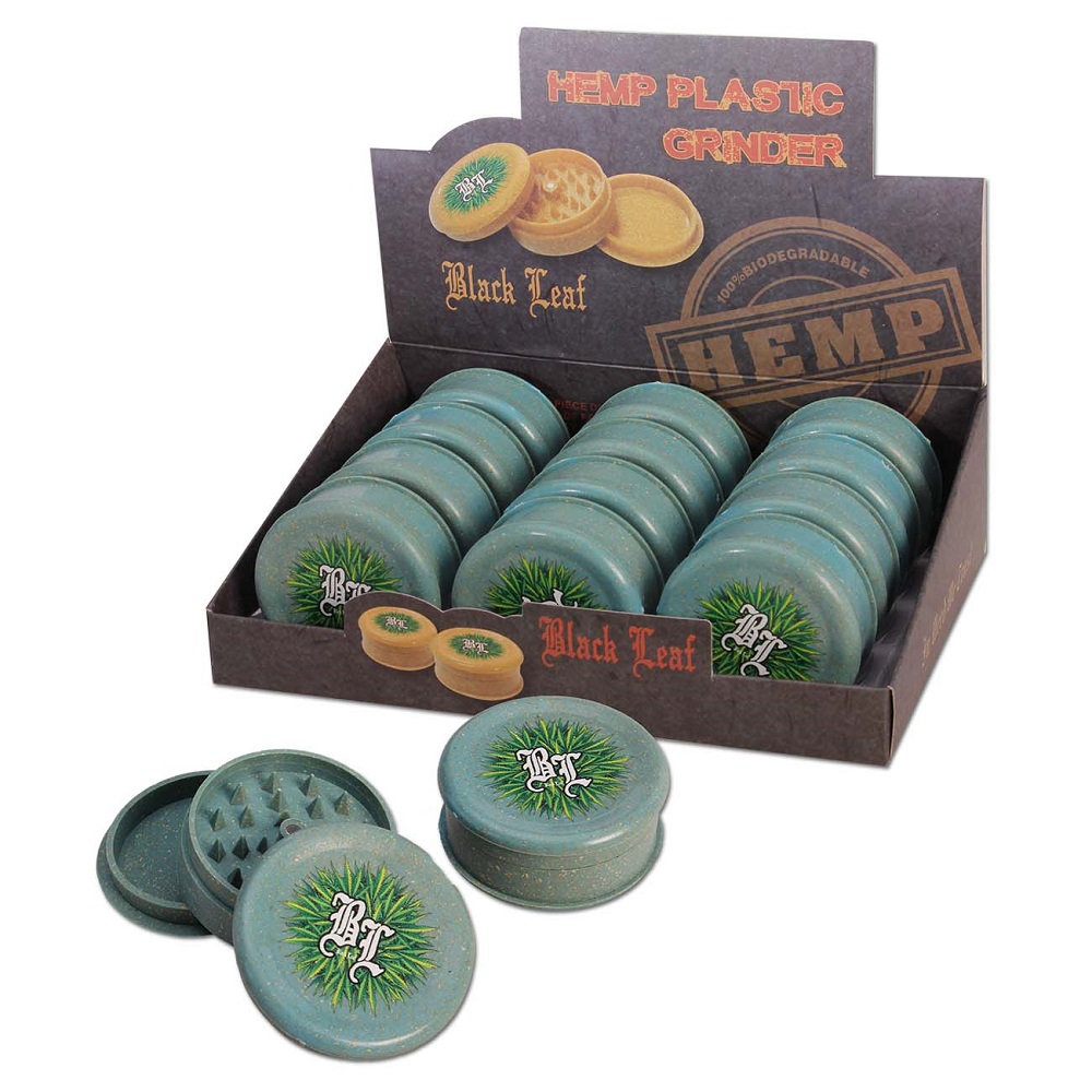 [20256] Black Leaf -  Grinder 3-tlg. biologisch abbaubar - Blau