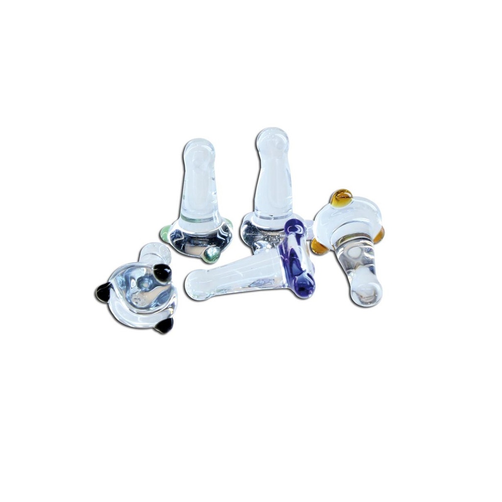 Black Leaf - Glassiebe farbig | 8mm