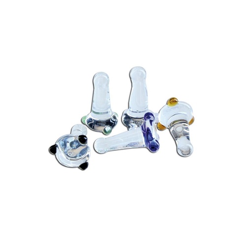 Black Leaf - Glassiebe farbig | 10mm