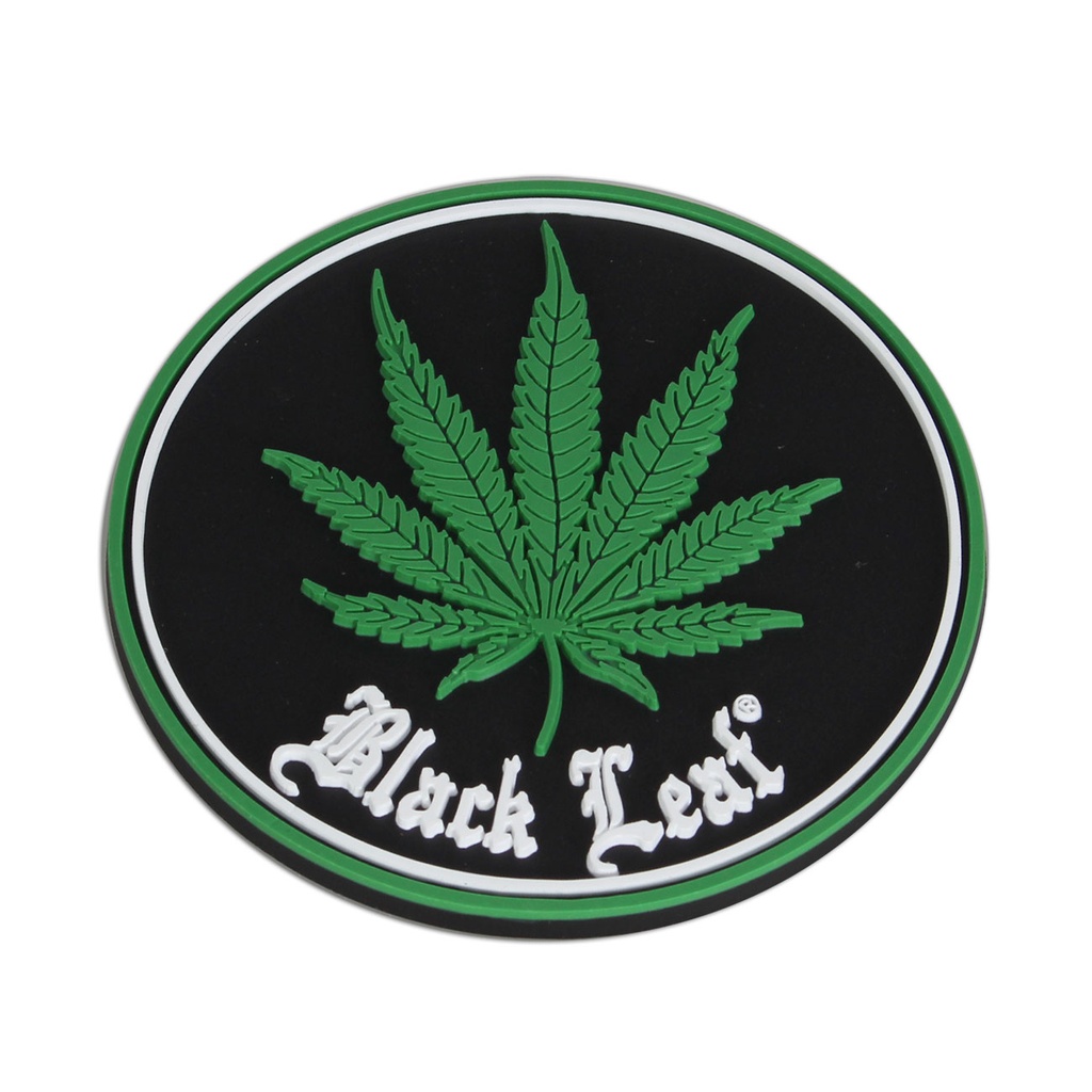 [20421] Black Leaf - Silikonuntersetzer