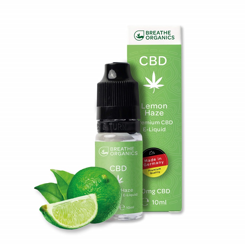 [20576] Breathe Organics - ELIQUID - Lemon Haze 10ml | 60mg/ml (600mg) CBD