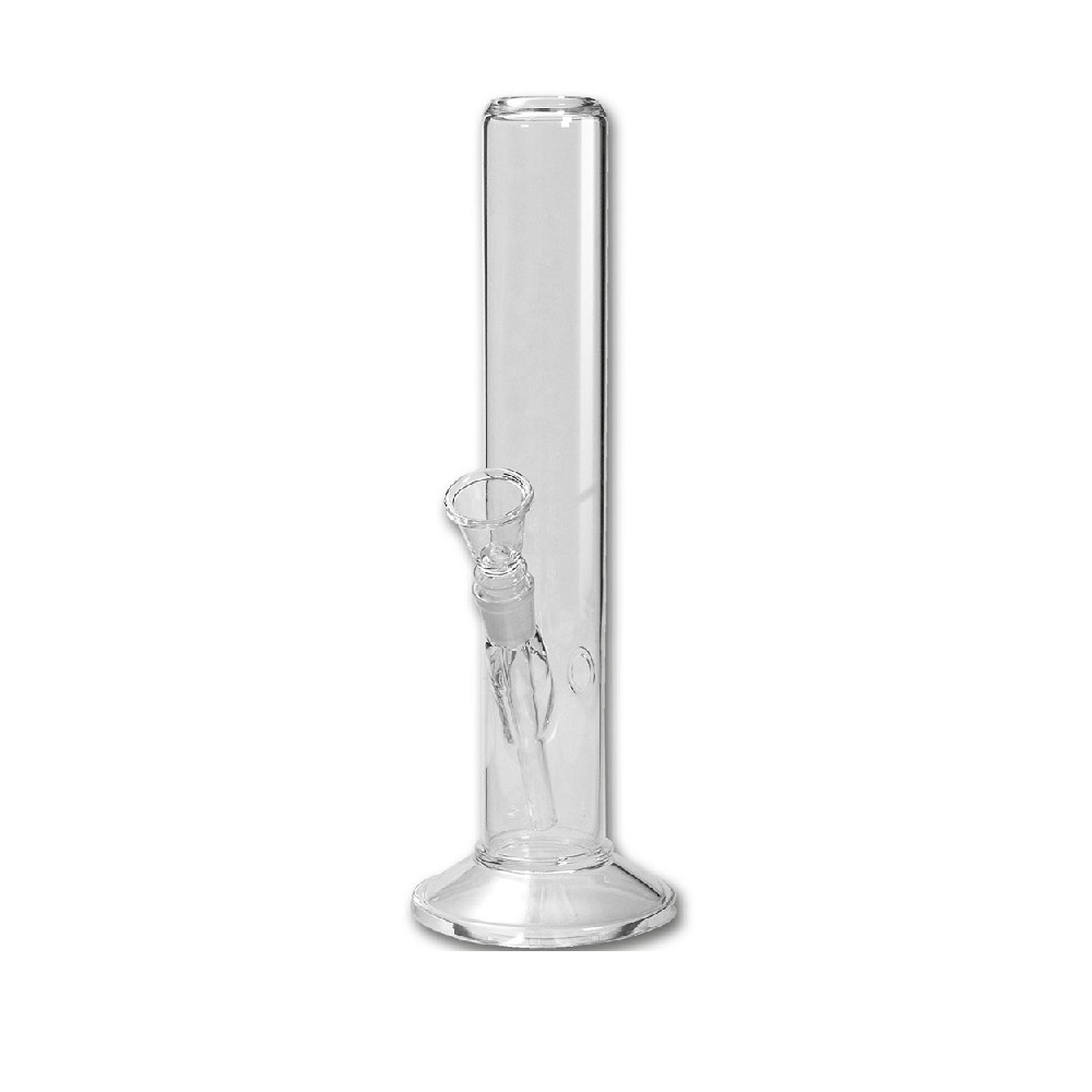 [20589] Breitseite - Glasbong Zylinder ohne Logo - H400mm - NS18.8