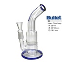Bullet Bong 23cm Blue base+Honeycamb 18,8mm female