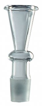 [21730] GLAS Steckkopf Trichter mittel 18.8er
