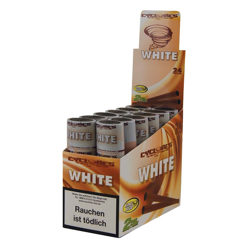 [20909] Cyclones - WHITE - Cigar Cones