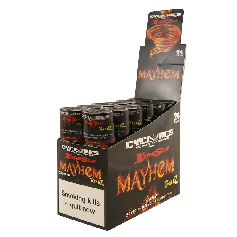 [20904] Cyclones - MAYHEM - Cigar Cones + Dank 7 Tip