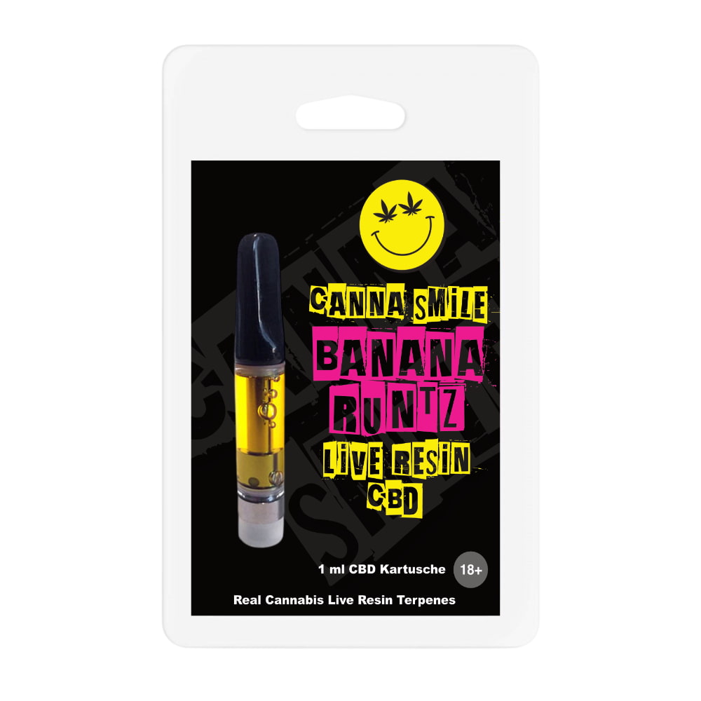 [20665] Canna Smile - Banana Runtz CBD Live Resin Kartusche