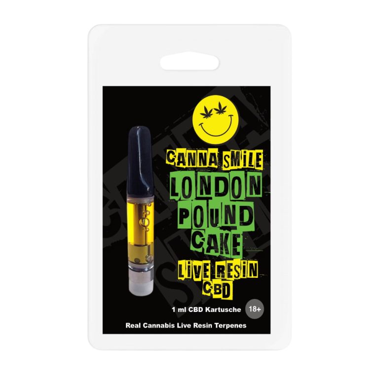 [20668] Canna Smile - London Pound Cake CBD Live Resin Kartusche