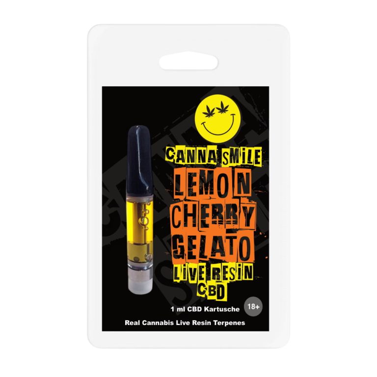 [20667] Canna Smile - Lemon Cherry Gelato CBD Live Resin Kartusche